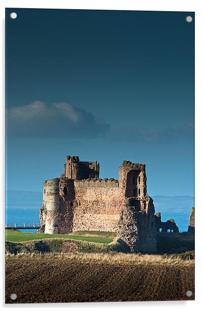 Tantallon Castle Acrylic by Keith Thorburn EFIAP/b