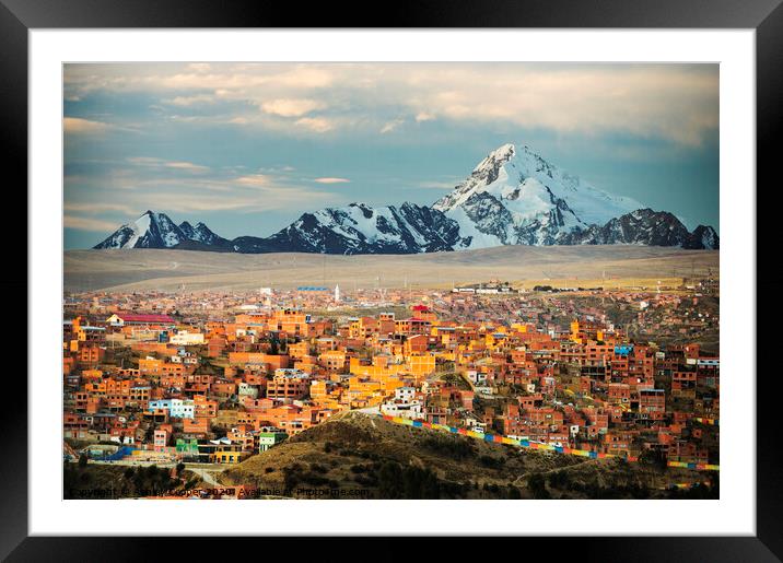La Paz Framed Mounted Print by Ashley Cooper