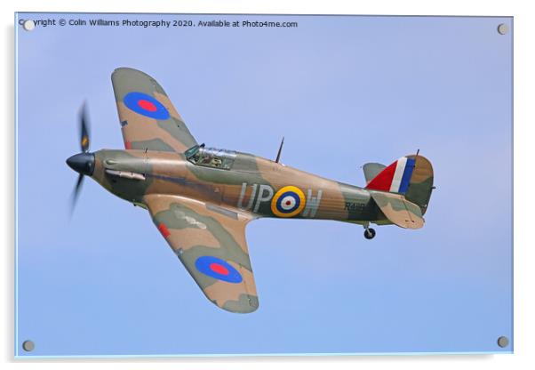 Hawker Hurricane at The Shuttleworth Airshow Acrylic by Colin Williams Photography