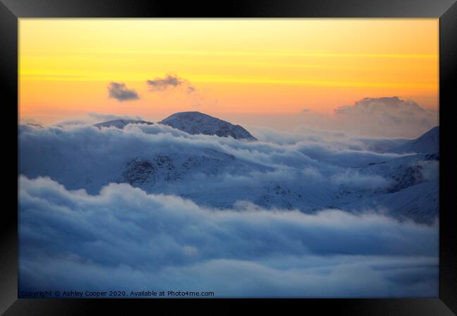 Atmosphere. Framed Print by Ashley Cooper