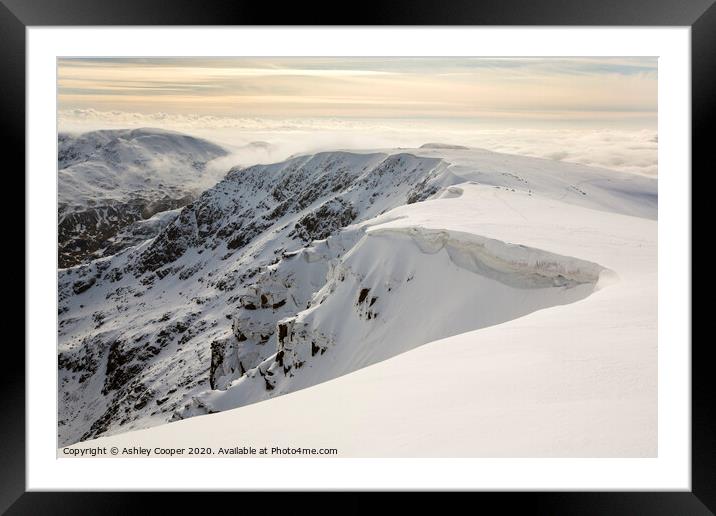 Cornice. Framed Mounted Print by Ashley Cooper