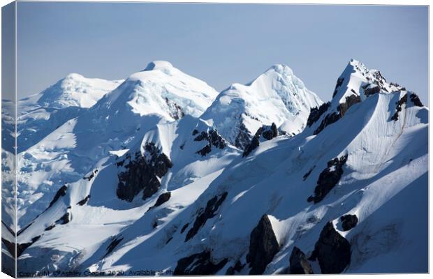 Antarctic peaks Canvas Print by Ashley Cooper