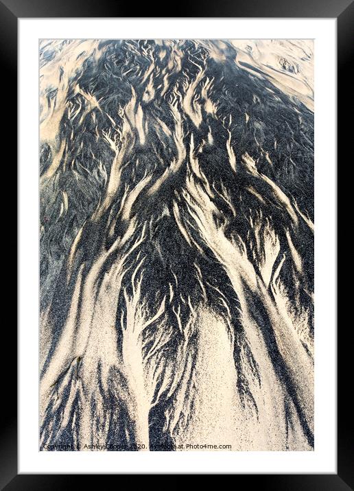 sand tree Framed Mounted Print by Ashley Cooper