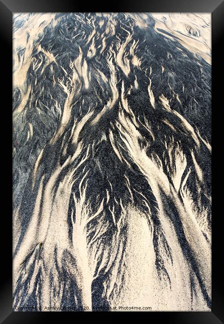 sand tree Framed Print by Ashley Cooper