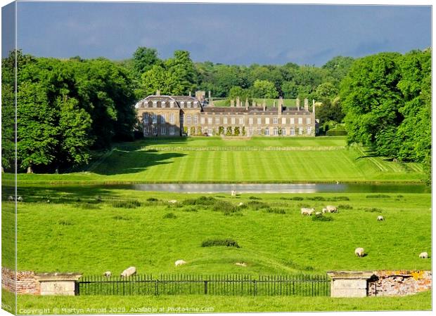 Boughton House, Northamptonshire Canvas Print by Martyn Arnold