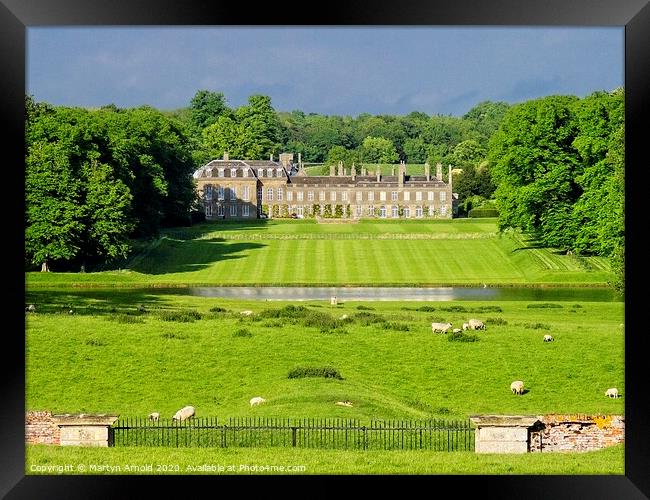 Boughton House, Northamptonshire Framed Print by Martyn Arnold