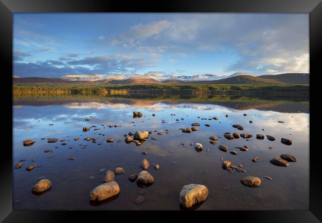 Loch Morlich and Cairngorm Mountains Framed Print by Arterra 