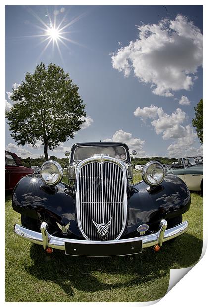 Citroen Traction Avant Print by Tony Bates