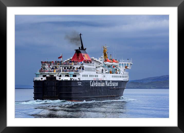 Caledonian MacBrayne Ferry Framed Mounted Print by Arterra 