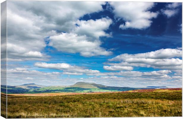 The Three Peaks Canvas Print by Ashley Cooper