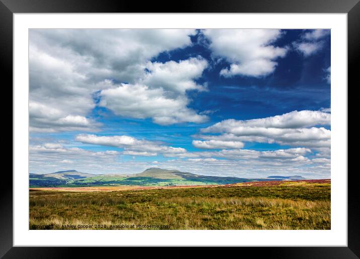 The Three Peaks Framed Mounted Print by Ashley Cooper