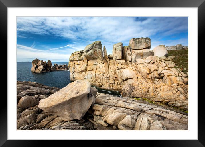 Scilly stones Framed Mounted Print by Ashley Cooper