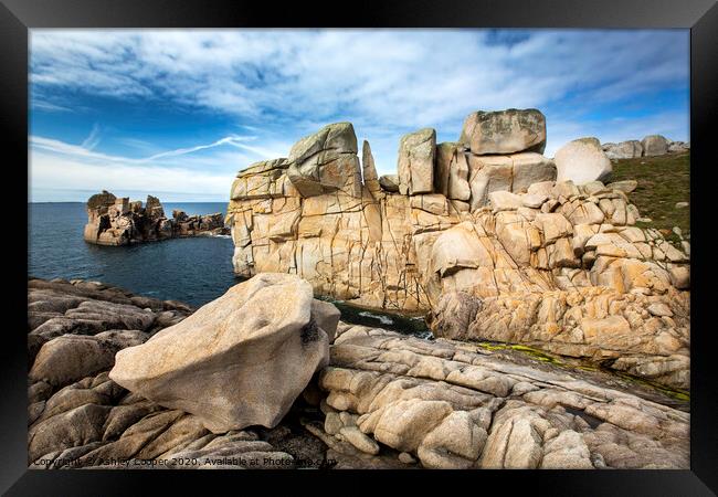 Scilly stones Framed Print by Ashley Cooper