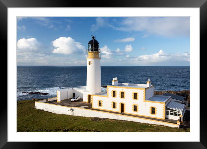 Rubha Reidh lighthouse Framed Mounted Print by Ashley Cooper