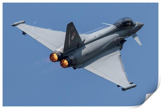 RAF Eurofighter Typhoon Print by J Biggadike
