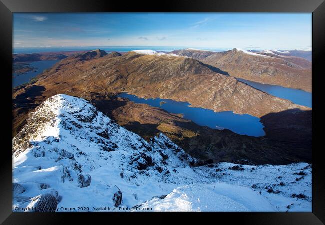 Slioch Framed Print by Ashley Cooper