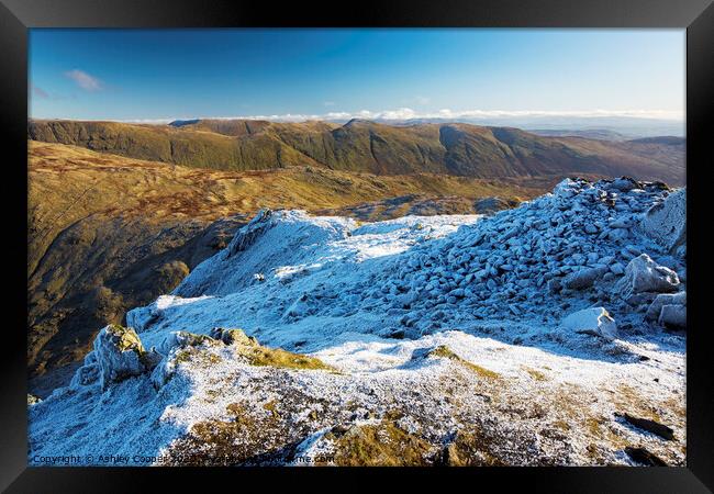 Red Screes Framed Print by Ashley Cooper