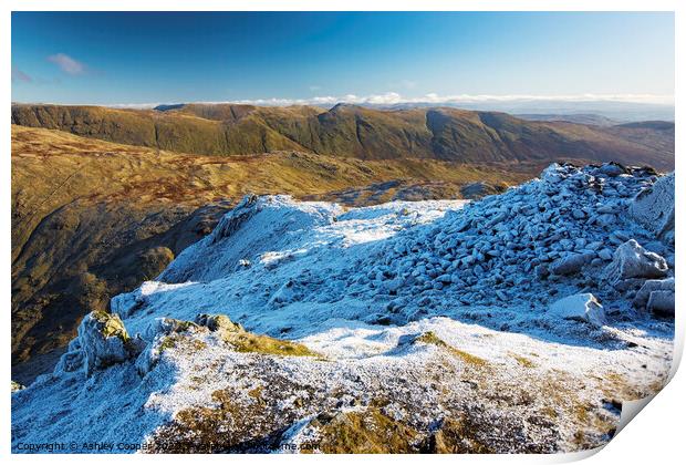 Red Screes Print by Ashley Cooper