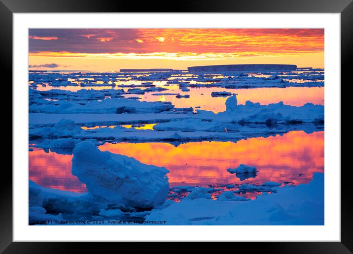 Heaven Framed Mounted Print by Ashley Cooper