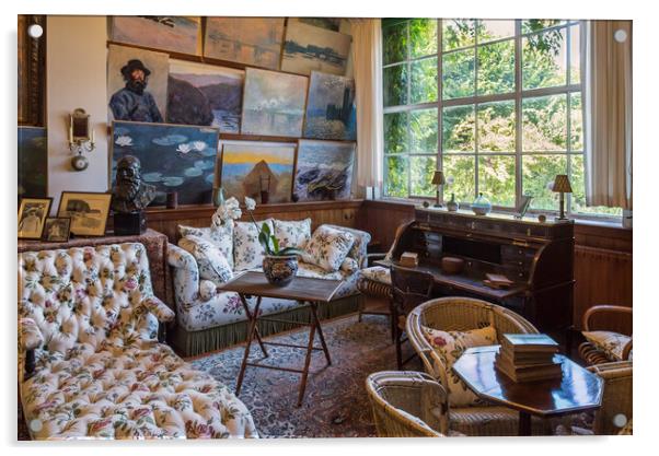 Claude Monet's Studio, Giverny Acrylic by Arterra 