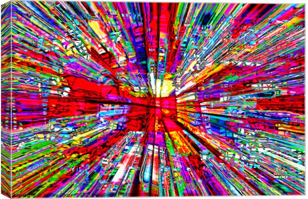 Stained glass Canvas Print by Ashley Cooper