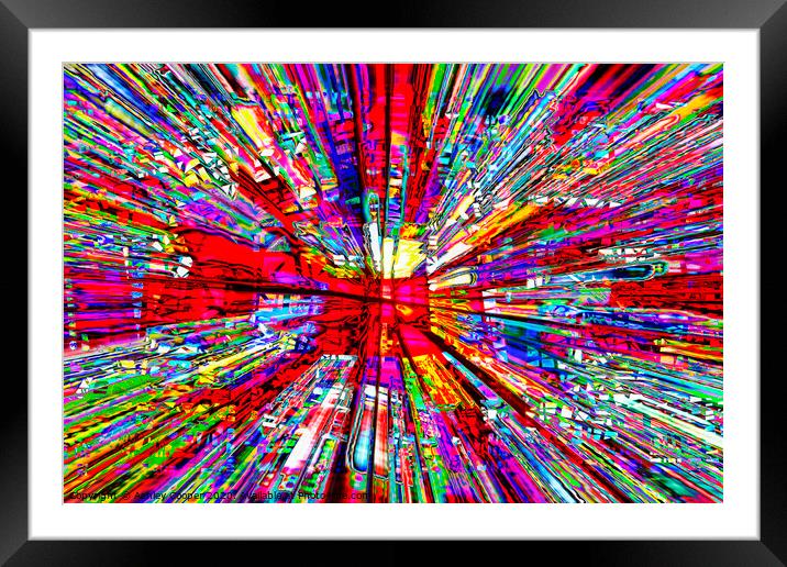 Stained glass Framed Mounted Print by Ashley Cooper