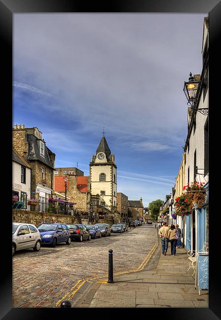 West along the High Street Framed Print by Tom Gomez