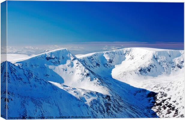 Cairn Toul Canvas Print by Ashley Cooper