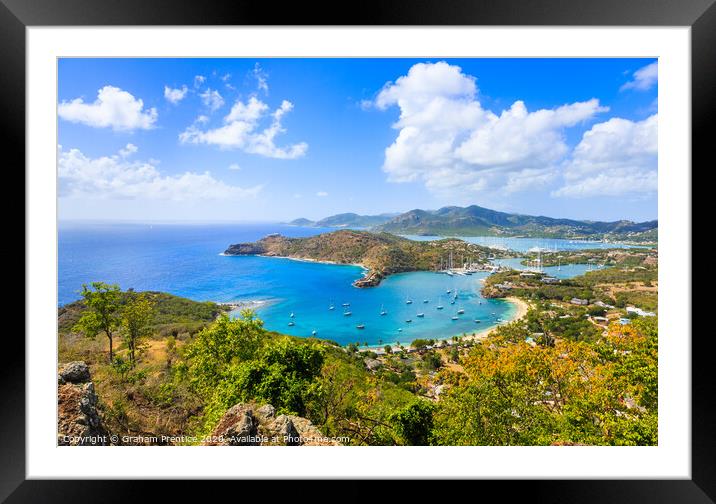 English Harbour, Antigua Framed Mounted Print by Graham Prentice