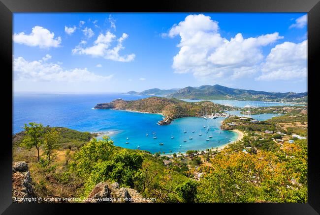 English Harbour, Antigua Framed Print by Graham Prentice