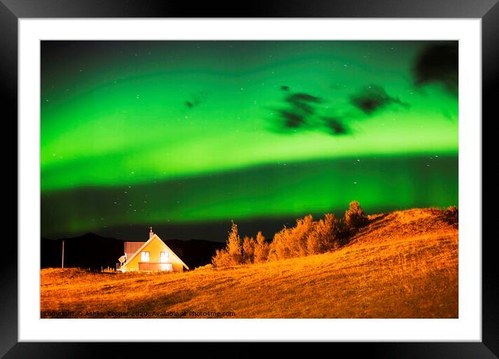 Aurora Framed Mounted Print by Ashley Cooper