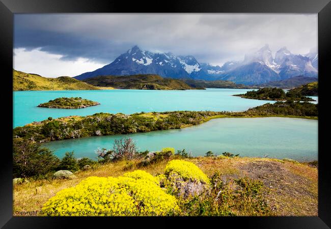 Torres del Paine National Park Framed Print by Ashley Cooper