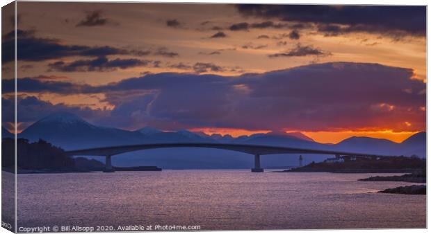 Over the sea to Skye. Canvas Print by Bill Allsopp
