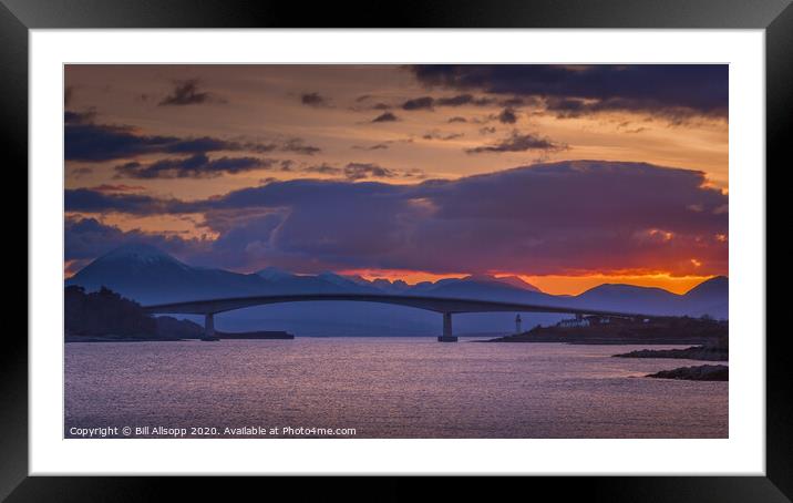 Over the sea to Skye. Framed Mounted Print by Bill Allsopp