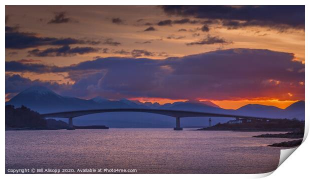 Over the sea to Skye. Print by Bill Allsopp