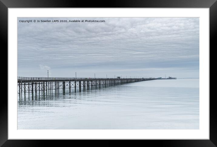 Southend Pier Framed Mounted Print by Jo Sowden