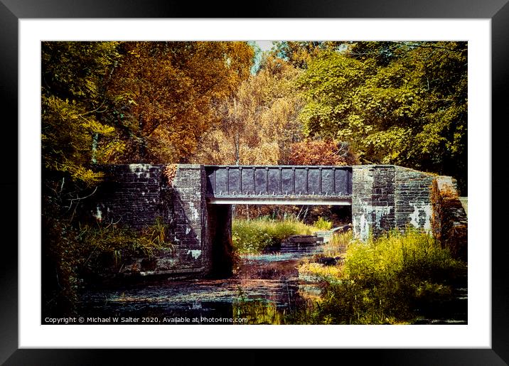 Autumn In South Wales Framed Mounted Print by Michael W Salter
