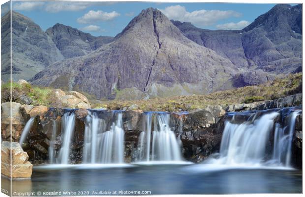 The Fairy Pools, Isle of Skye Canvas Print by Rosalind White