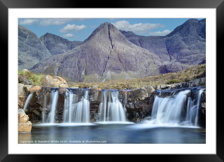 The Fairy Pools, Isle of Skye Framed Mounted Print by Rosalind White