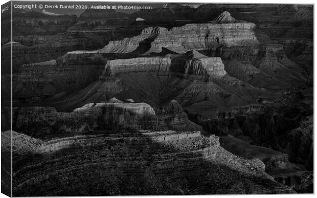 The Mighty Grand Canyon Canvas Print by Derek Daniel