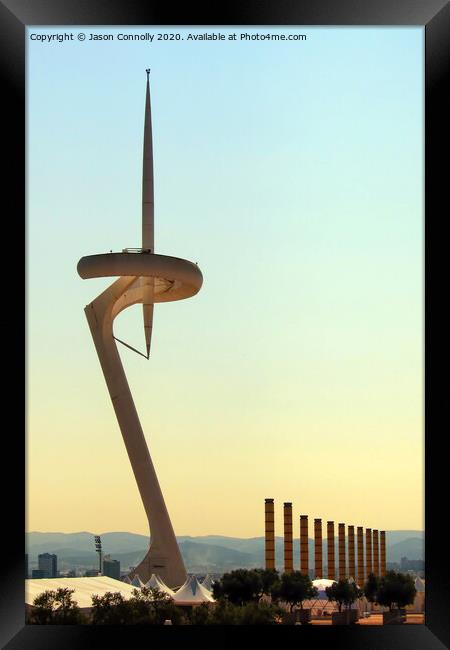  Torre Calatrava. Framed Print by Jason Connolly