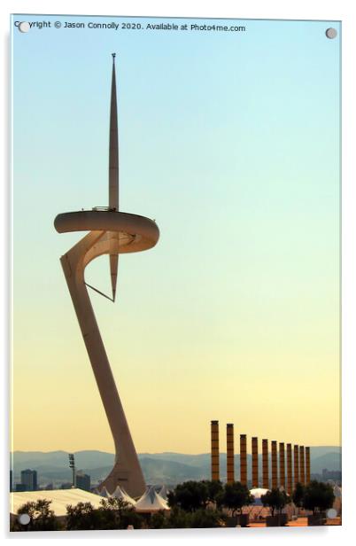  Torre Calatrava. Acrylic by Jason Connolly