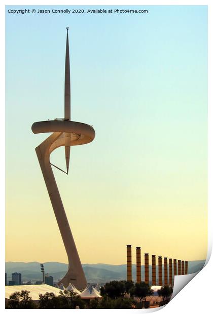  Torre Calatrava. Print by Jason Connolly