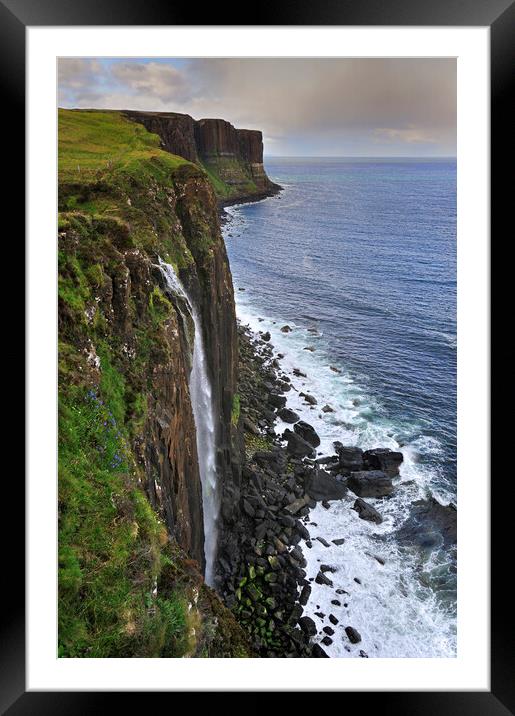 Mealt Waterfall at Kilt Rock, Isle of Skye Framed Mounted Print by Arterra 