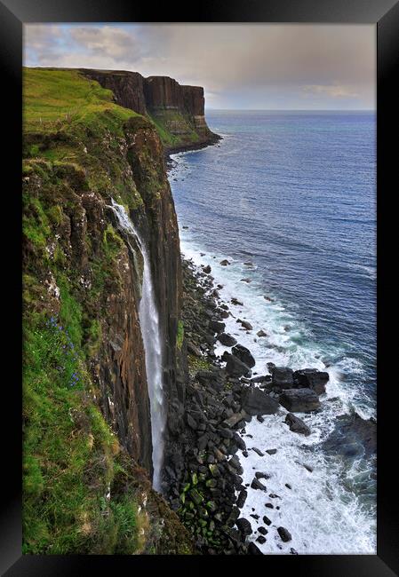 Mealt Waterfall at Kilt Rock, Isle of Skye Framed Print by Arterra 