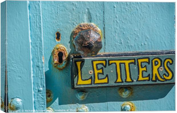 A Shetland letter box Canvas Print by Richard Ashbee