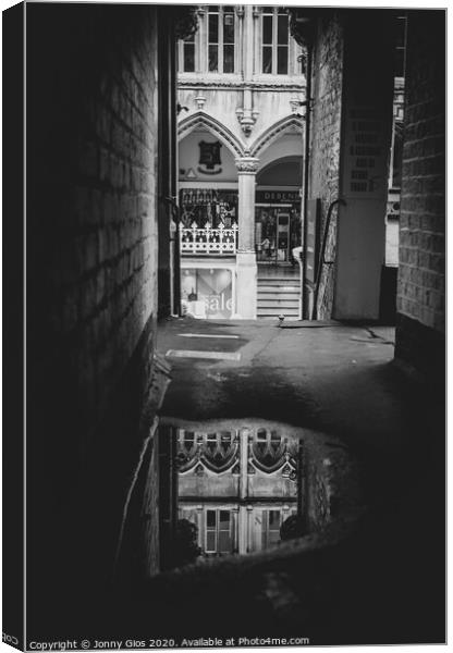 Modern and Historic Reflections  Canvas Print by Jonny Gios