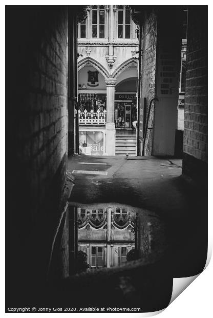 Modern and Historic Reflections  Print by Jonny Gios