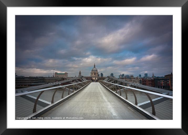 Millenium Dome Framed Mounted Print by Iain Tong