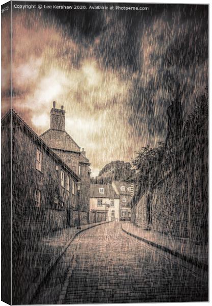 Rainy Day Canvas Print by Lee Kershaw